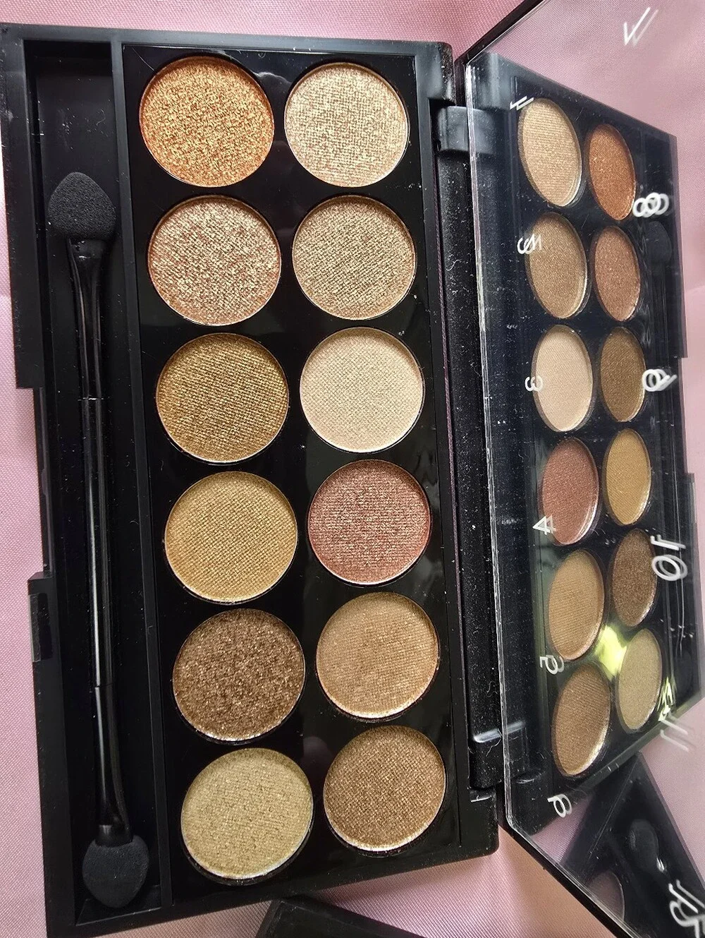 Sleek Eyeshadow Palette Set - Pink and Gold Shades, NWOT